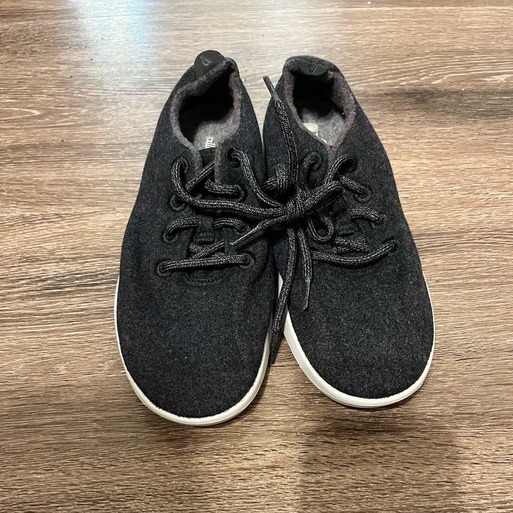 Allbirds Wool Runner True Black womens size 9 - Picture 2 of 8